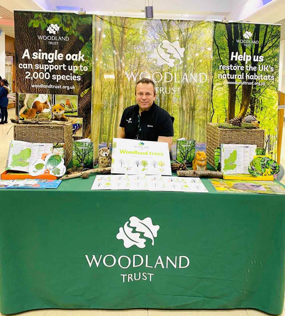 Visit the Woodland Trust stall on 7 Nov 2020 Make It Blue